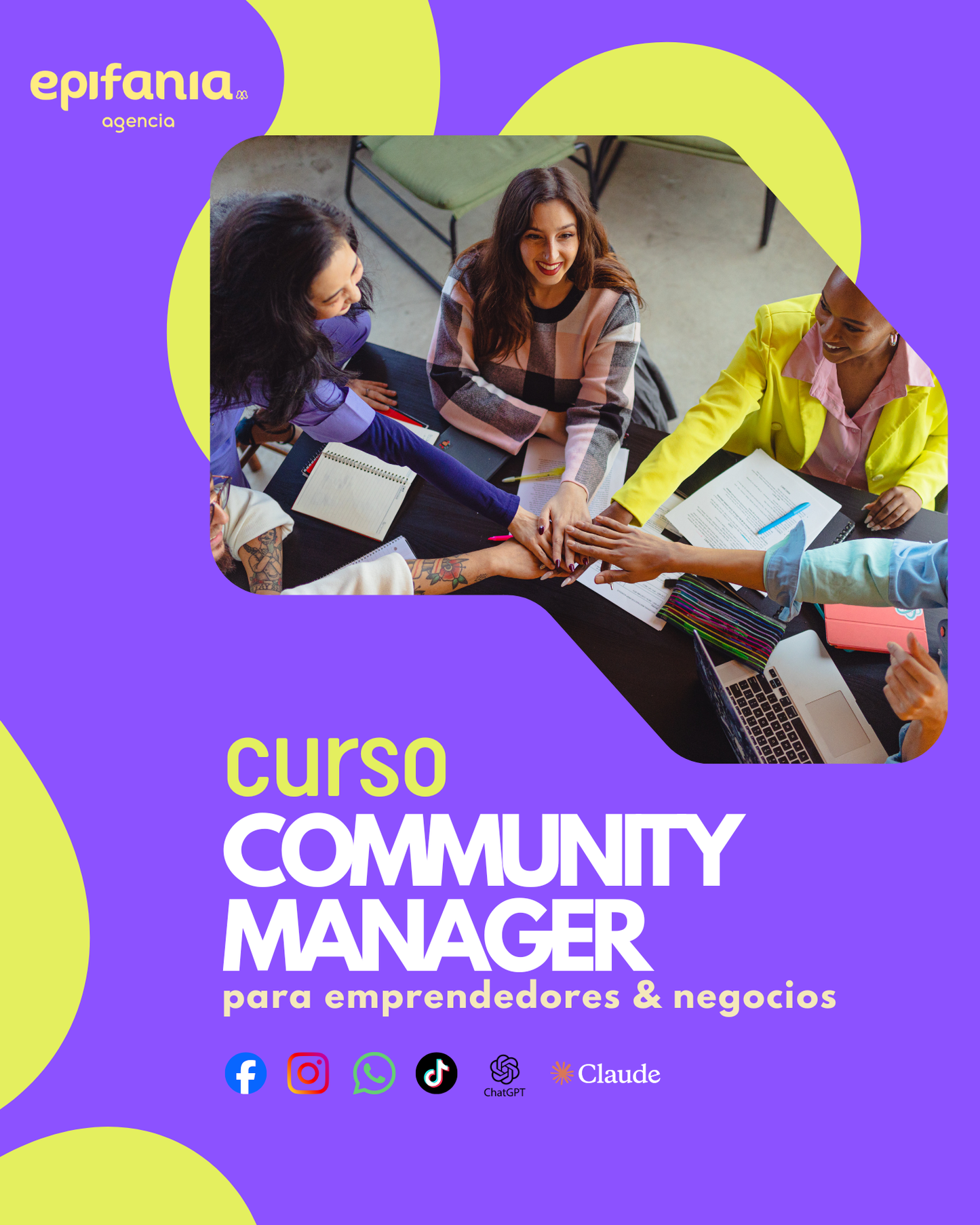 Curso gestión de redes sociales (Community manager) para emprendedores y negocios.